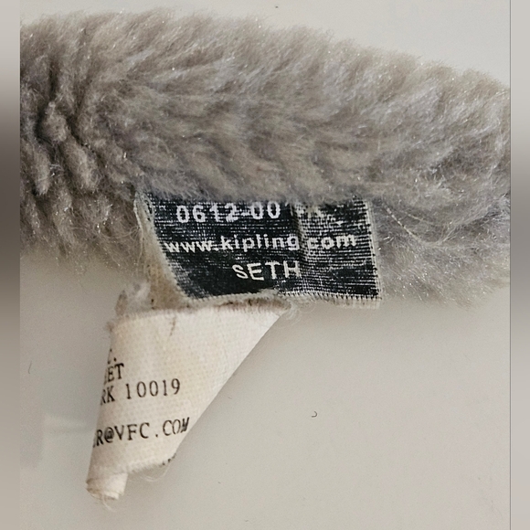 KIPLING MONKEY KEY RING FOB BAG PURSE CHARM Seth Gray - Picture 3 of 7